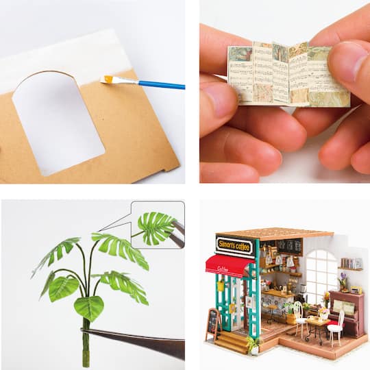 Rolife® Simon's Coffee Shop DIY Miniature House Kit